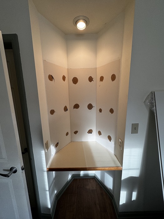 Custom niche before picture